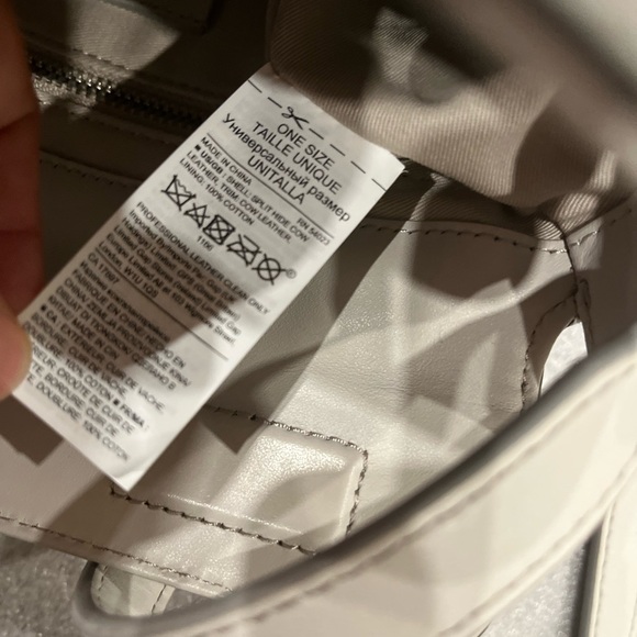 Banana Republic Snakeskin Embossed Split Cow Leather Crossbody Bag NWOT - Picture 11 of 15